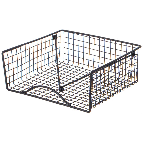 САЛФЕТНИЦА  AGNESS 19*19*8СМ ЧЕРНАЯ 917-128
