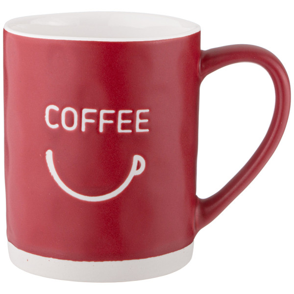 КРУЖКА "COFFEE" 520 МЛ КРАСНАЯ 260-986