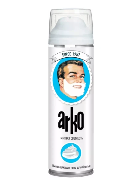 ARKO Пена д/бритья 200 мл. Classic Мятная Свежесть (охлаждающ.) БХ4031018