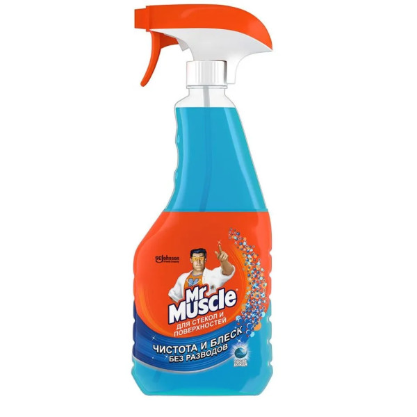 Mr Muscle Средство д/стекол СМЕН.БУТ (синий) 500мл БХ4021538