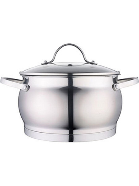 Bella Cucina Кастрюля со стеклянной крышкой 5л, 22см 2153-BC