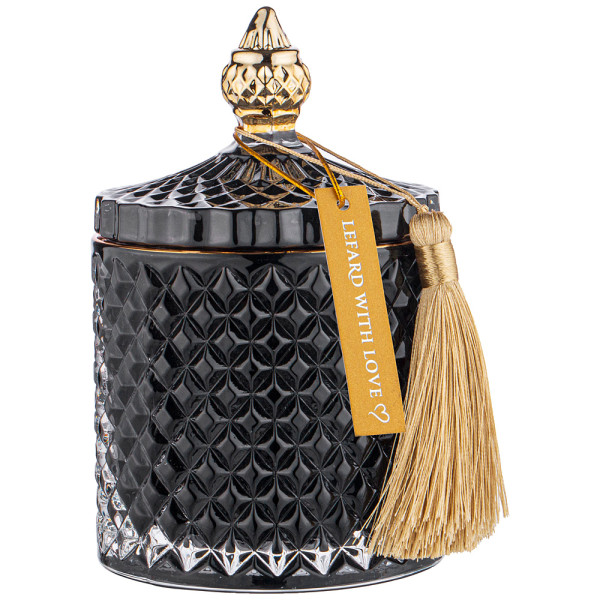 Lefard ЕМКОСТЬ ДЛЯ ХРАНЕНИЯ "CHARM BLACK", 9,5*14,5СМ 781-321