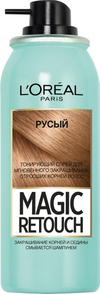 L'Oreal Magic Retouch Тон спрей для волос - 4 Русый БХ4015200