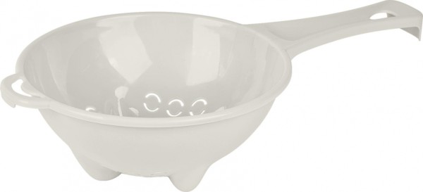 Дуршлаг Plast Team с ручкой d 200 мм 360х200х90мм молочный туман PT191510048