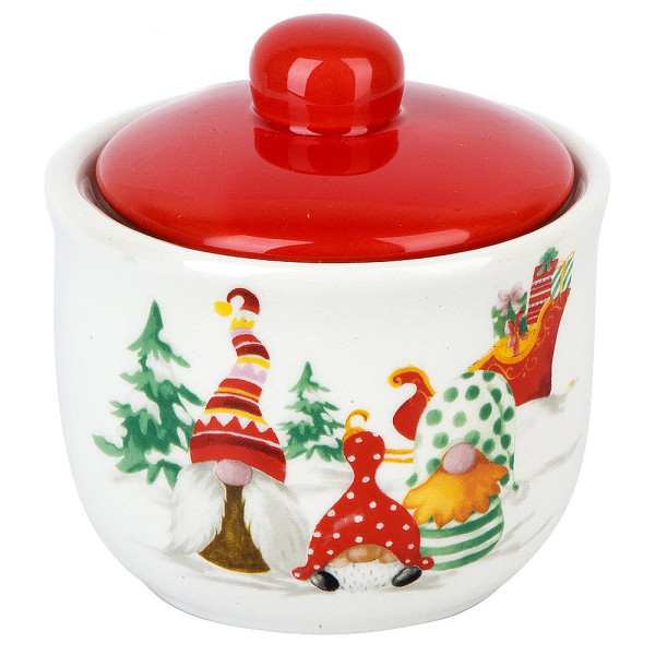 Dolomite Сахарница "Рождественские гномы" v=300мл (керамика) N2521177