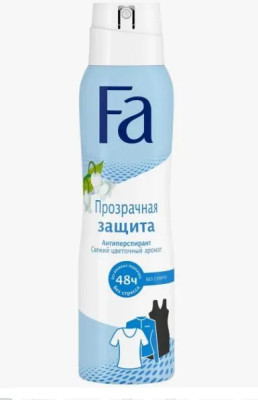 ФА дезод-Спрей 150мл. ЖЕН Прозрачная Защита