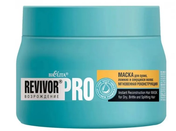БЕЛИТА Revivor®Pro МАСКА для сухих, ломких и секущихся волос "МГНОВЕННАЯ РЕКОНСТРУКЦИЯ", 300мл