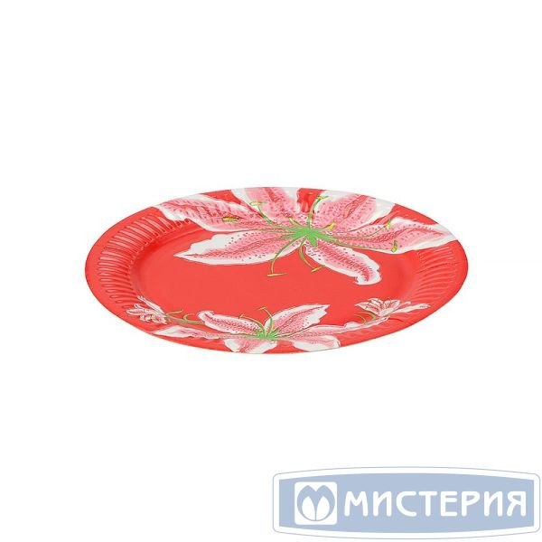 Тарелка d180 мм, 6 шт/уп. "Бурбон", карт. лам. "Buffet Party" 184500
