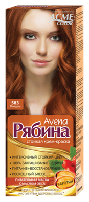 Краска для волос "Рябина",тон 583 Миндаль