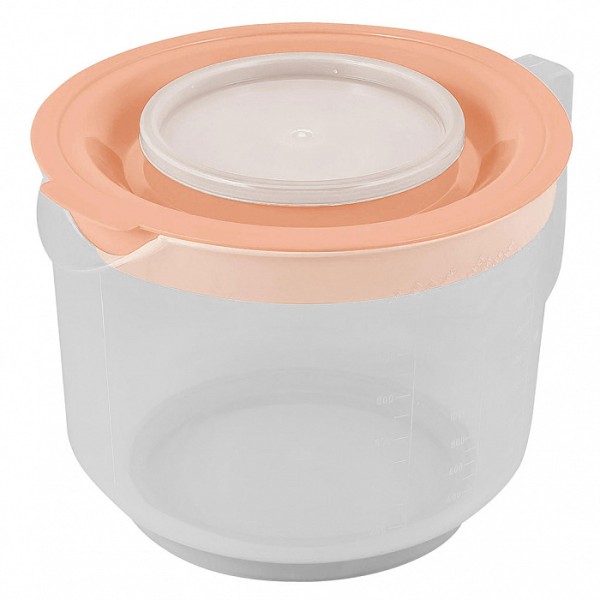 Plastic Centre Емкость для миксера мерная с крышкой 2л персиковая карамель PT1360ПК-9