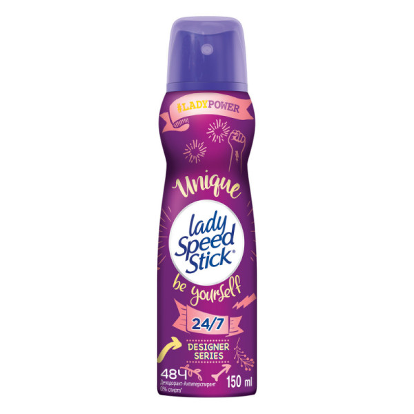 Lady Speed Stick СПРЕЙ дезодорант 150мл Unique *6*12 // 1920
