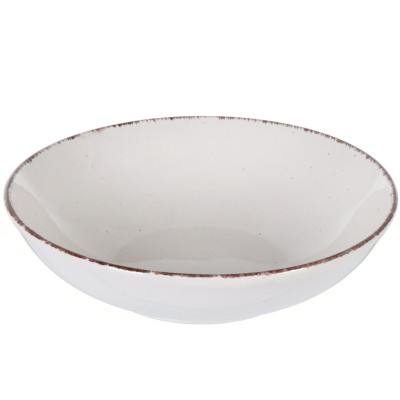 Тарелка суповая, керам, 20 см, кругл, White Fusion, Daniks, бел 417933