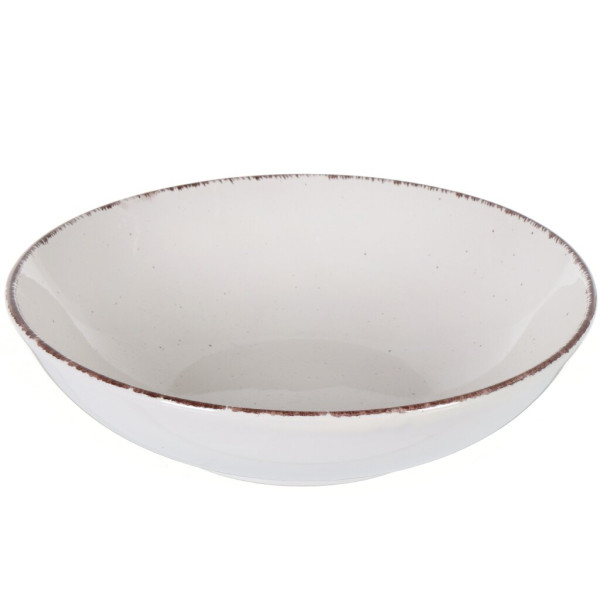 Тарелка суповая, керам, 20 см, кругл, White Fusion, Daniks, бел 417933