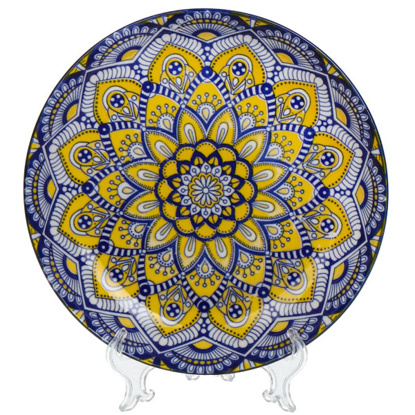 Тарелка обеденная, керам, 23 см, кругл, Мантра Y6-6016