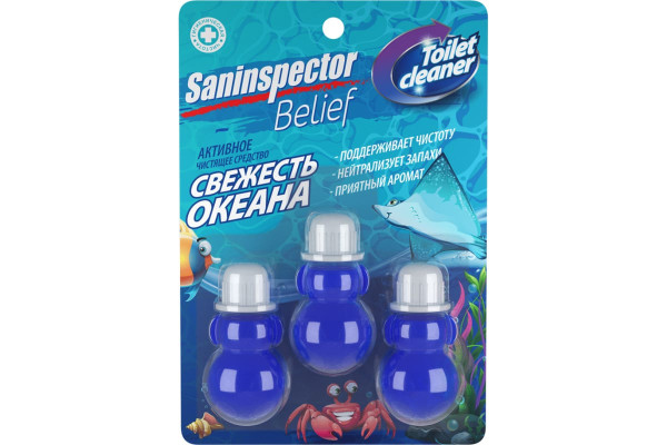 San Inspector BELIEF Чистящее средство для унитаза Овальный, Аромат цветов