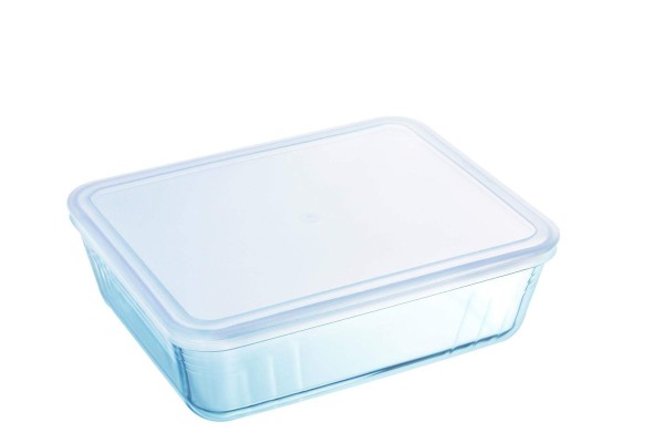 PYREX Форма для жаркого прямоугольная с пластиковой крышкой 2,6л. (25 х 20см) 243P000