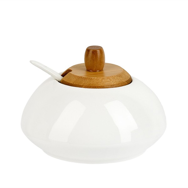 Nouvelle Сахарница с ложкой "Naturel" 13*13*9см. v=500 мл. 2631014