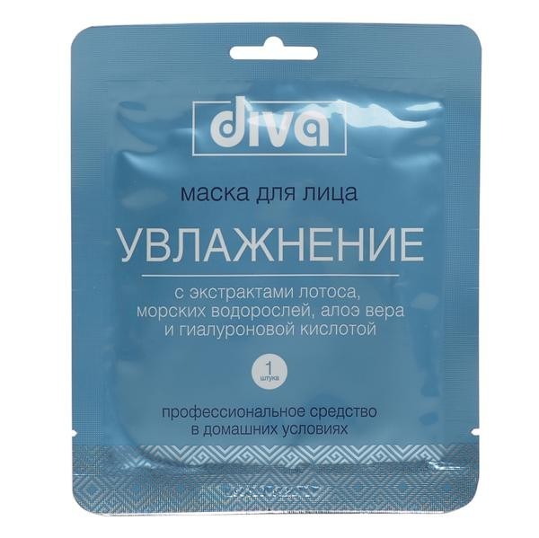 DIVA маска для лица на тканевой основе Увлажнение БХ30465Т