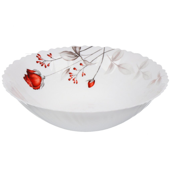 Daniks Салатник стеклокерам, кругл, 24 см, 1500мл, низкий, Вероника LHDW95/220303