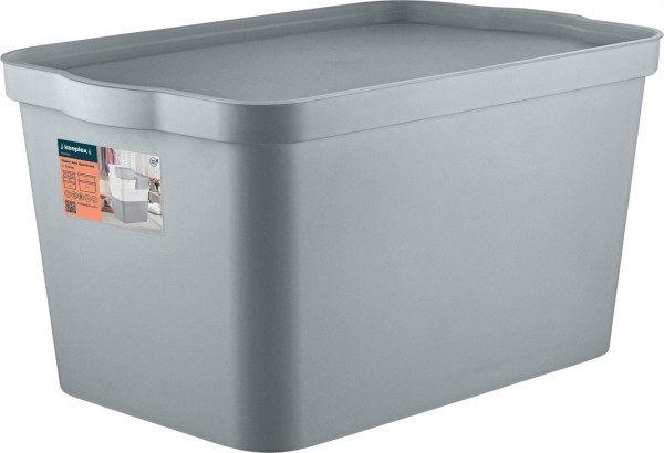 Ящик для хранения Keeplex Trendy 24 л 45,2х29,8х24,4 см серый топаз KL350511025