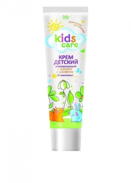 Iris Kids Care Крем Детский Универсальный с ЧЕРЕДОЙ и ШАЛФЕЕМ 100мл/40шт