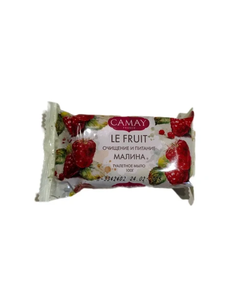 КАМЕЙ мыло-КУСКОВОЕ LE FRUIT Малина 100 гр *6 *24