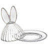 БЛЮДО СЕРВИРОВОЧНОЕ С КРЫШКОЙ "RABBIT FAMILY" 19,3*19,3*19 СМ