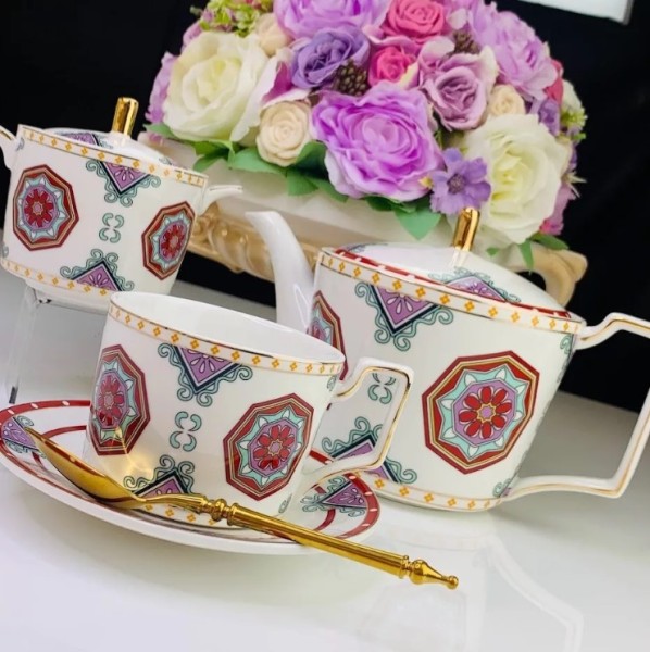 Lenardi Чайный сервиз 14пр. в под.уп. фарфор 109-060 L