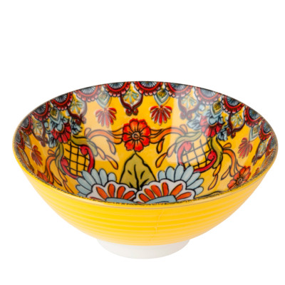 Тарелка "Arabesque"(желтая) d=21,5см,h=2см 0860215