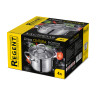 Regent Inox Кастрюля со стекл. крышкой 4,1л, 20х13,5 см, (нерж сталь, стекло) Linea CINTURA 93-CIN-04