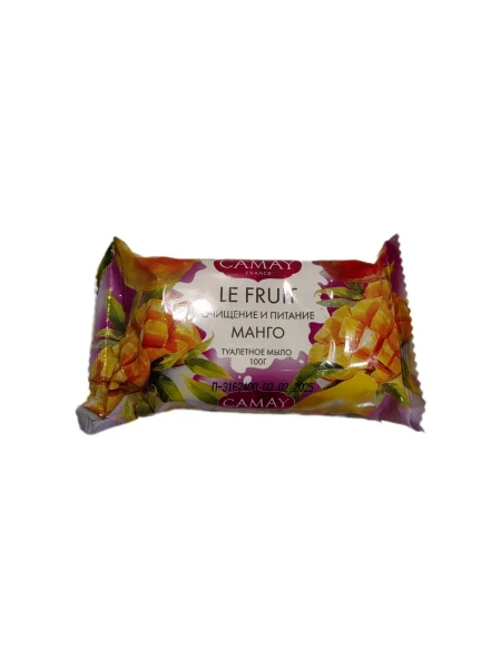 КАМЕЙ мыло-КУСКОВОЕ LE FRUIT Манго 100 гр *6 *24