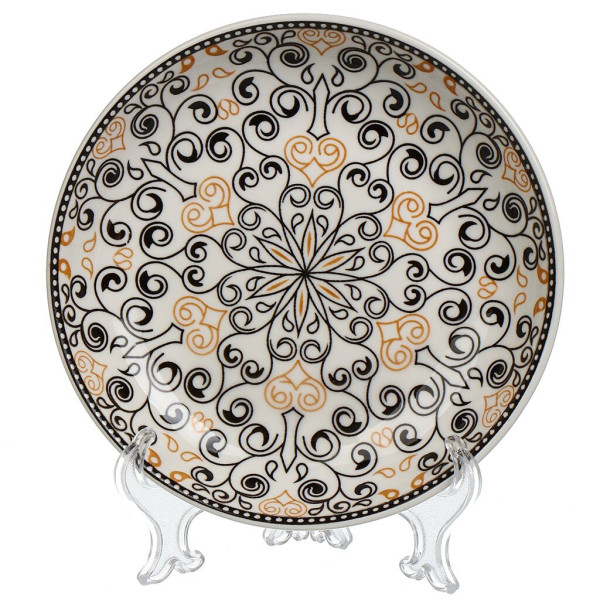 Daniks Тарелка десертная, керам, 18 см, кругл, Стамбул Y6-6019
