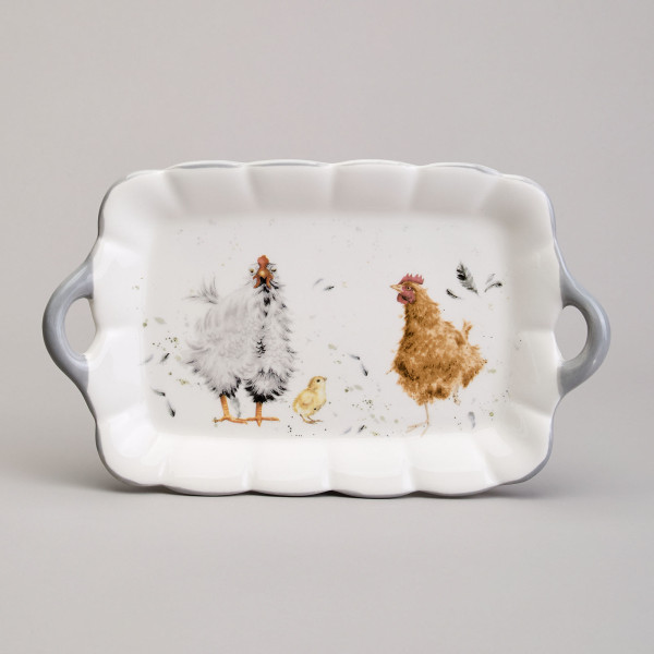 БЛЮДО LEFARD "FUNNY HENS" 23,5*14*2,5 СМ 358-2291