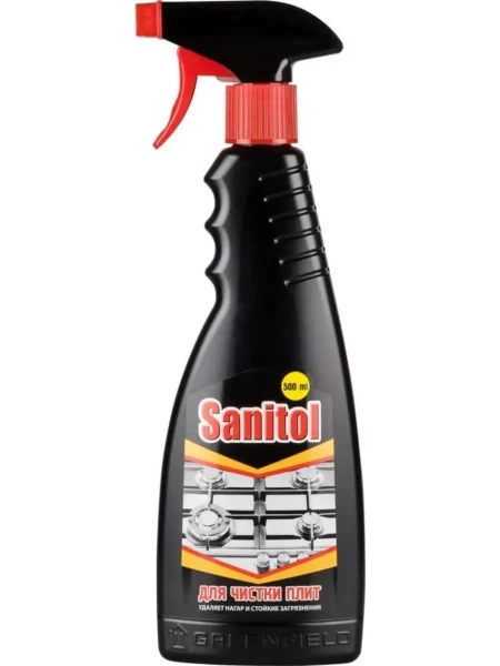 Sanitol ХБК д/чистки ПЛИТ с РАСПЫЛИТЕЛЕМ 500 мл. *6*12*