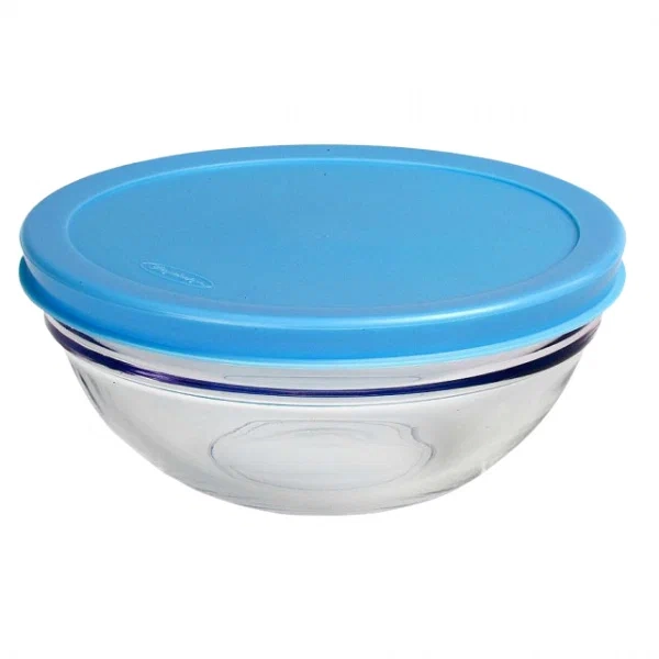 Салатник CHEF'S 230 мм с голубой крышкой 53583BD3