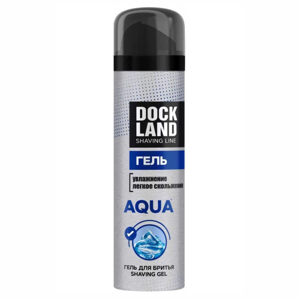 DOCKLAND гель для бритья AQUA 200мл. *2/24