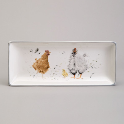 БЛЮДО LEFARD "FUNNY HENS" 28*12*3 СМ 358-2290