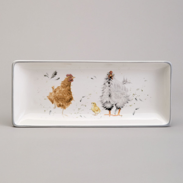 БЛЮДО LEFARD "FUNNY HENS" 28*12*3 СМ 358-2290