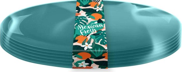 Plastic Centre Набор тарелок Plast Team D200 мм 6 шт Mexican Fresh PT104912578