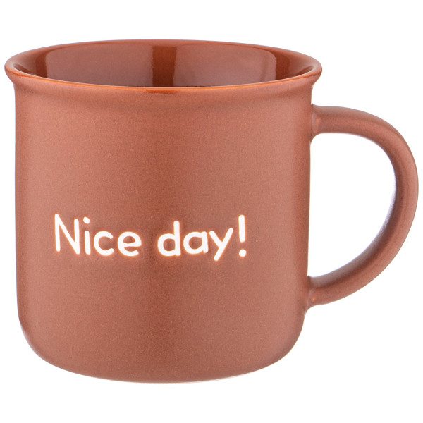 КРУЖКА "NICE DAY" 450 МЛ (КОР=36 ШТ) 13*10*9,6СМ 482-570