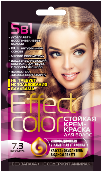 ФИТО К Effect Color Крем-краска д/волос - Карамель 50мл (саше)