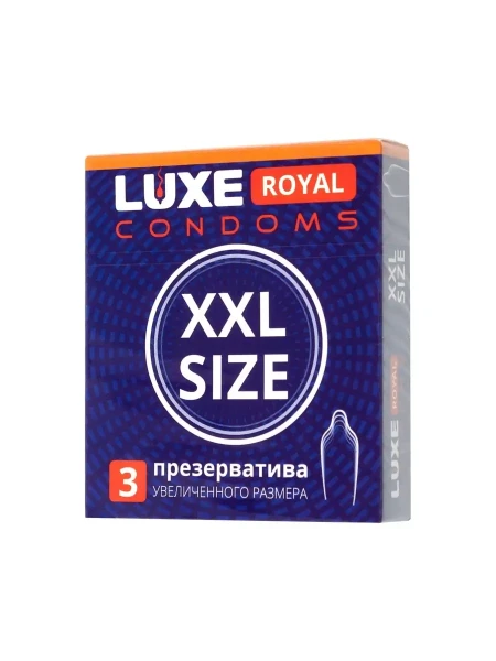 LUXE ROYAL Презервативы XXL Size 3шт