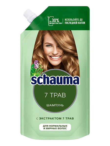 Schauma Шампунь 7 ТРАВ 250мл ДОЙ-ПАК БХ4029459