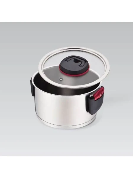 MR-3530-18 Кастрюля д.18 см.2,3 л.склад.ручки Maestro