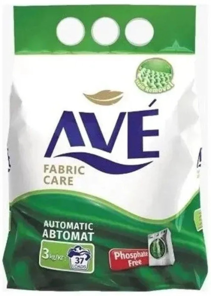 AVE Стиральный порошок Автомат 3кг. для всех видов ткани *1/4