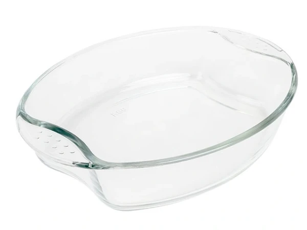 Форма стекл овал 30x21x6см/2,0л с руч ТМ Appetite PLH11
