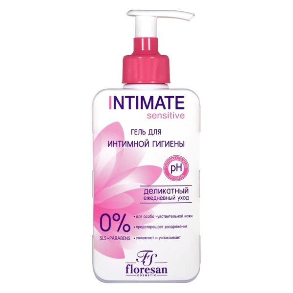 Флоресан Intimate Деликатный ГЕЛЬ для интимной гигиены SENSITIVE, 250мл, арт.Ф-270