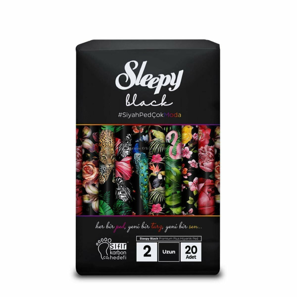 Sleepy Natural Black прокл. 20 шт. Длинные БХ08005ЭБХ