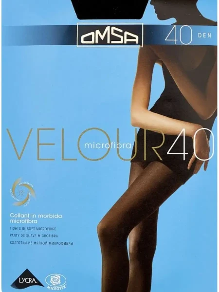 Omsa Колготки ВЕЛЮР 40 Nero БХ6968
