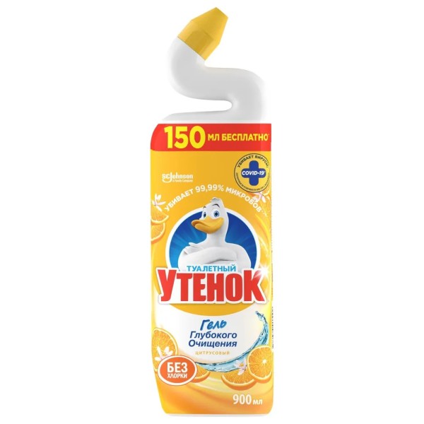 ТУАЛЕТ. УТЕНОК 5в1 900мл. Цитрус *6*12